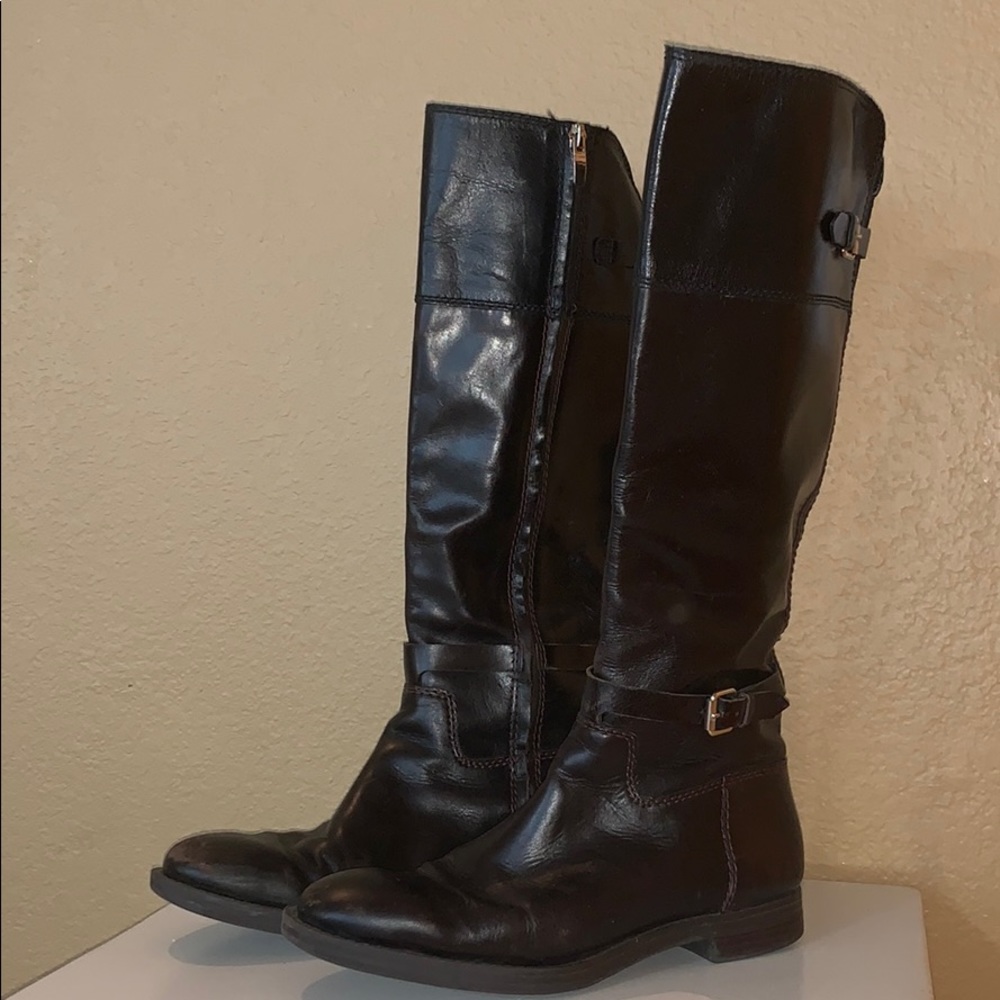 Enzo Angiolini Leather Boots Size 8M